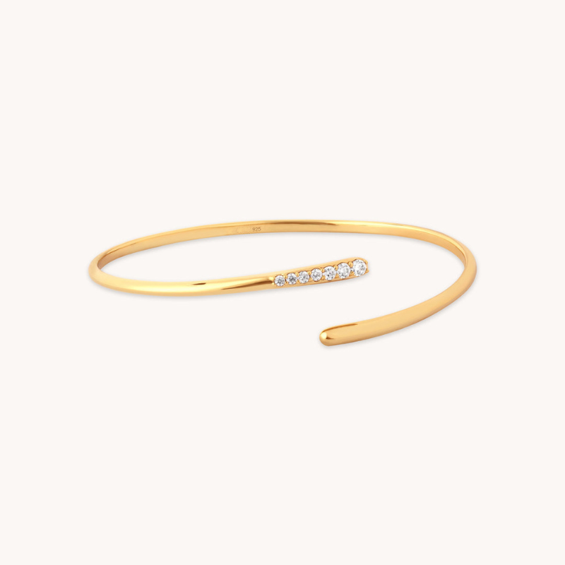 Luna Crystal Cuff Bracelet for Women