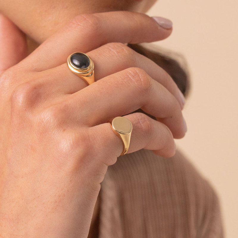 Luna Signet Ring for Women