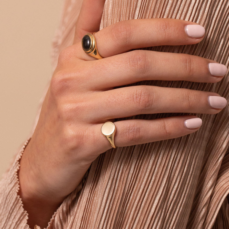 Luna Signet Ring for Women
