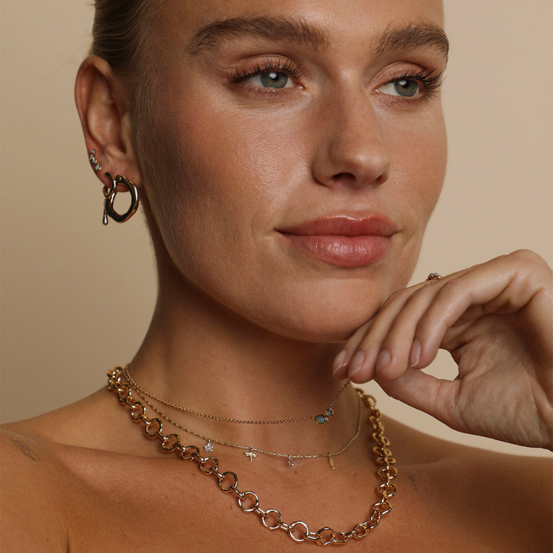 Opal Bezel Pendant Necklace for Women