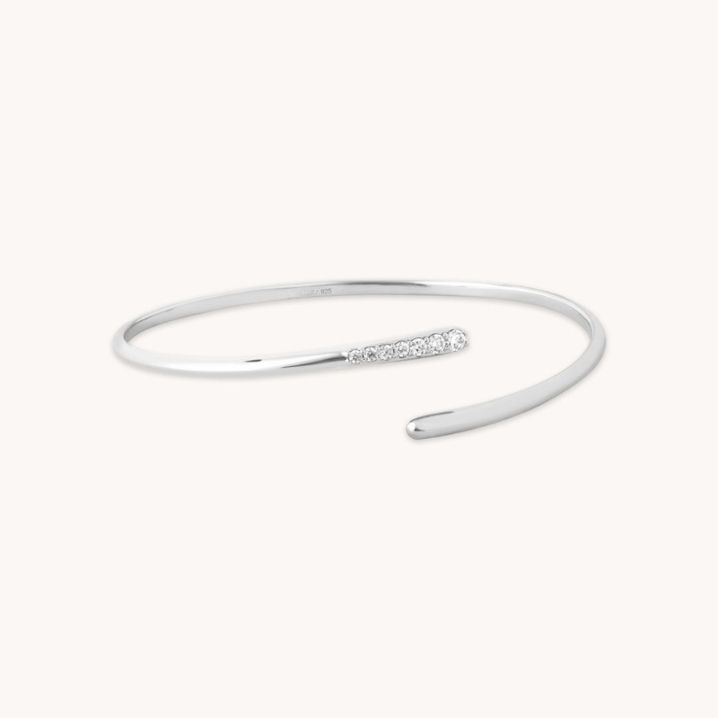 Luna Crystal Cuff Bracelet for Women
